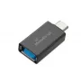 MEDIARANGE MRCS216 Adaptador USB-A para USB-C, preto, 5 Gbit/s