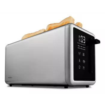 Torradeira Medion Life MD12103 prateada 1450W 2 ranhuras longas 7 níveis de tostagem
