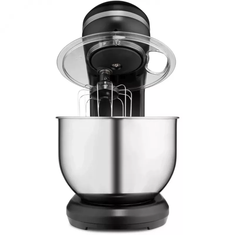 MEDION LIFE MD18420g robot de cozinha digital motor 500W, aquecimento 1000W, taça 2,2L, 10 velocidades + turbo, ecrã LCD, aço inoxidável, preto