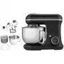MEDION LIFE MD18420g robot de cozinha digital motor 500W, aquecimento 1000W, taça 2,2L, 10 velocidades + turbo, ecrã LCD, aço inoxidável, preto