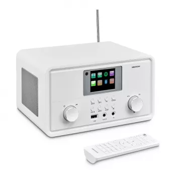 Rádio de internet MEDION MD 88069 com DAB+, FM, Bluetooth e WLAN, branco