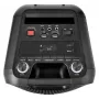 MEDION PE-1 Pure Party Speaker preto - Bluetooth 5.0, 40W RMS, 2x altifalantes 6,5 polegadas, karaoke, TWS, luzes LED, powerbank
