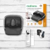 Massajador de pés Shiatsu Medisana FM 900 com calor, preto/cinzento