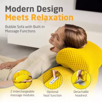 Medisana RS200 Bubble Sofa com massagem amarelo