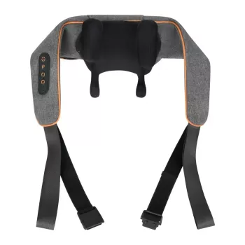 Medivon Collar Simple 2 Aparelho de Massagem Shiatsu para Pescoço e Ombros com Calor, Preto