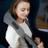 Medivon Collar Simple 2 Aparelho de Massagem Shiatsu para Pescoço e Ombros com Calor, Preto
