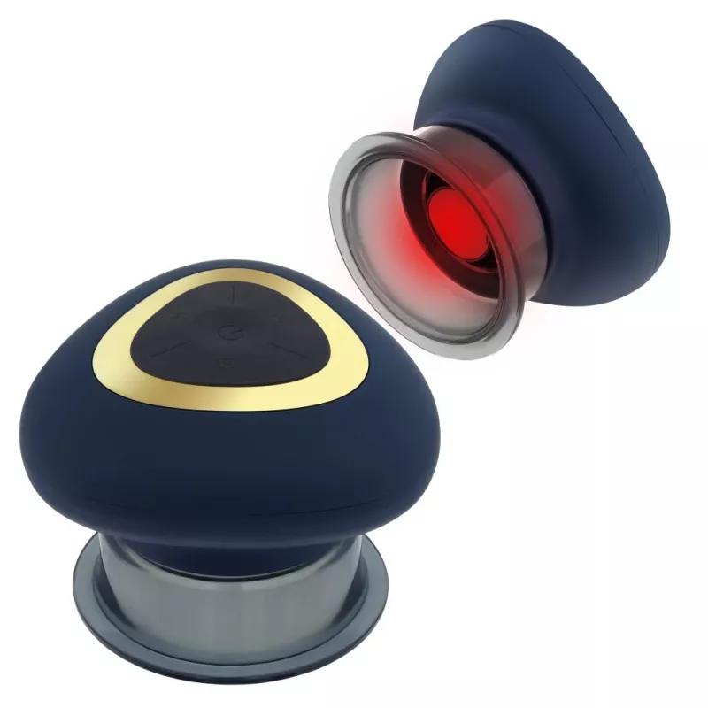 MEDIVON Cupping Massager Cushy 2 - Massajador Elétrico de Ventosas com Luz Vermelha e Calor