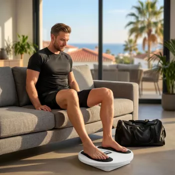 Medivon Flux TENS + EMS branco - Estimulador muscular digital de 2 canais