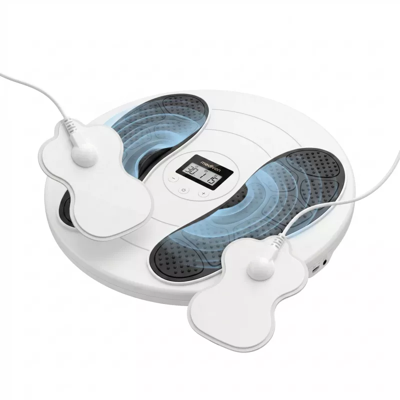Medivon Flux TENS + EMS branco - Estimulador muscular digital de 2 canais