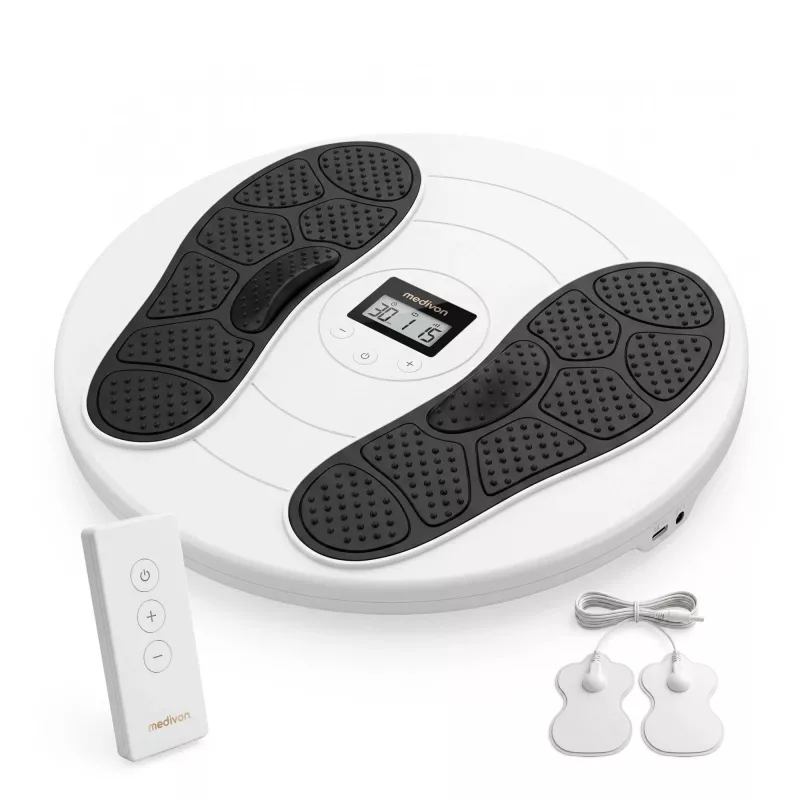 Medivon Flux TENS + EMS branco - Estimulador muscular digital de 2 canais