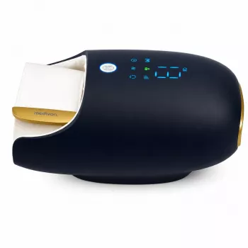 Massajador de mãos Medivon Revit – compressão de ar e termoterapia