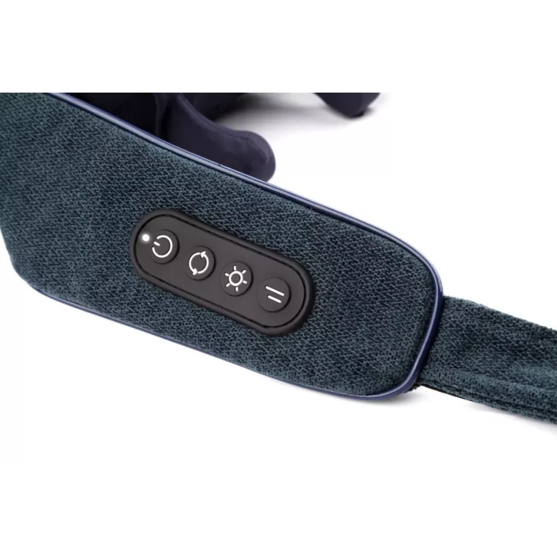 Medivon Hyperion Collar Aparelho de Massagem Shiatsu para Pescoço e Ombros com Calor, 8 Cabeças de Massagem, 3 Níveis de Intensidade, Preto/Cinzento