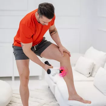 Medivon Relix Pistola de massagem de percussão branca