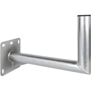 Megasat WB 40 Suporte de parede para antenas parabólicas, Alumínio/Aço, braço de 40 cm, Prateado 110149
