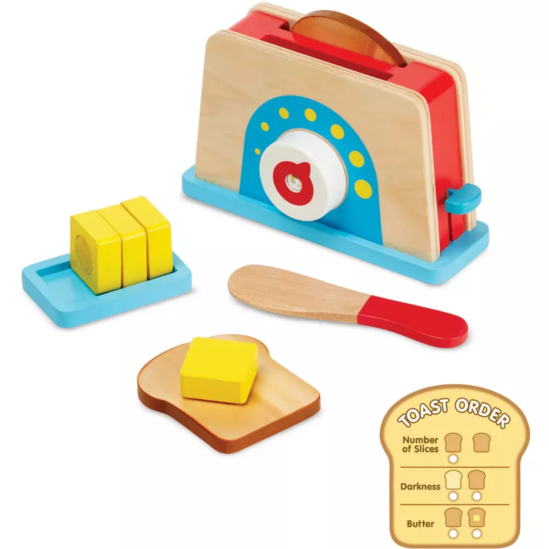 Melissa & Doug Conjunto de brincar Torradeira