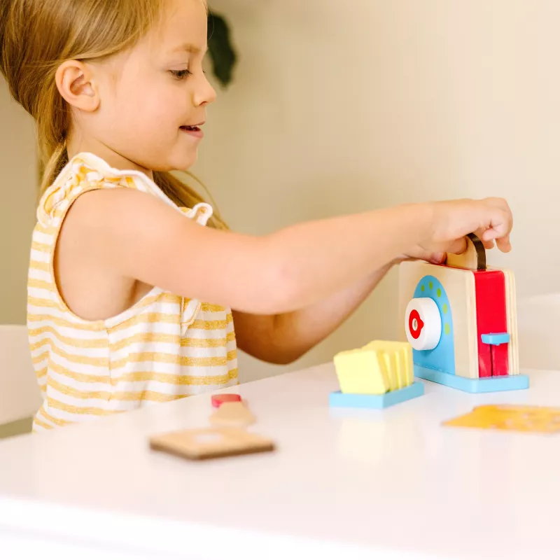 Melissa & Doug Conjunto de brincar Torradeira