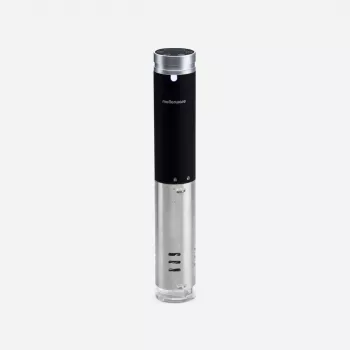 Aparelho de sous vide Mellerware Cheffy preto, aço inoxidável