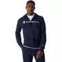 Hoodie com fecho completo Champion para homem azul-marinho 220255 BS501 L