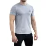 T-shirt Delta homem cinzento XL - 100% algodão decote redondo