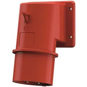 MENNEKES Ficha macho de superfície 32A 5 polos 6h 400V inversor de fases 330 IP44 sem tampa basculante
