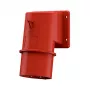 MENNEKES Ficha macho de superfície 32A 5 polos 6h 400V inversor de fases 330 IP44 sem tampa basculante