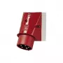 MENNEKES 354 Tomada de aparelho de parede, 32 A, 5 polos, 400 V, 6h, IP44