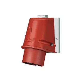 MENNEKES 801 Ficha macho de parede CEE 16A 5 polos 6h 400V IP44