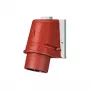 MENNEKES 801 Ficha macho de parede CEE 16A 5 polos 6h 400V IP44