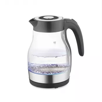 MEO Chaleira elétrica em vidro 2200W 1,7L preto MR-061-BLACK MAESTRO