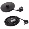 MEO Chaleira elétrica em vidro 2200W 1,7L preto MR-061-BLACK MAESTRO
