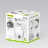 MEO Chaleira elétrica em vidro 2200W 1,7L preto MR-061-BLACK MAESTRO