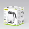MEO Chaleira elétrica em vidro 2200W 1,7L preto MR-061-BLACK MAESTRO