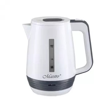 MEO Maestro MR-033-WHITE Chaleira elétrica 1,7 l 2200 W, branca