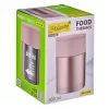 MEO MAESTRO MR-1636-60 600 ml Marmita em aço inoxidável com isolamento a vácuo de parede dupla com 2 recipientes e colher dobrável