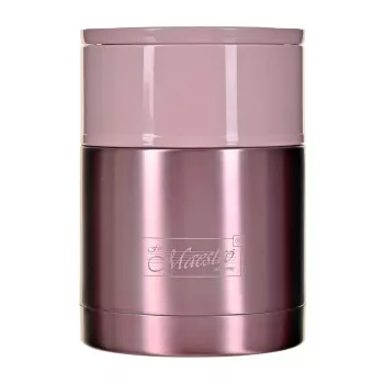MEO MAESTRO MR-1636-60 600 ml Marmita em aço inoxidável com isolamento a vácuo de parede dupla com 2 recipientes e colher dobrável