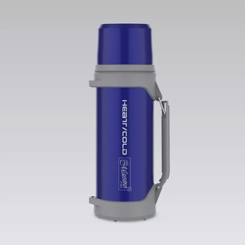 MEO Maestro Garrafa térmica com isolamento a vácuo 1,5 l aço inoxidável azul MR-1631-150-BLUE