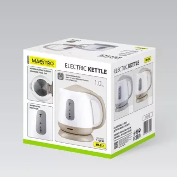 MEO MR-012-GREY MAESTRO Chaleira elétrica 1L 1100W cinzento