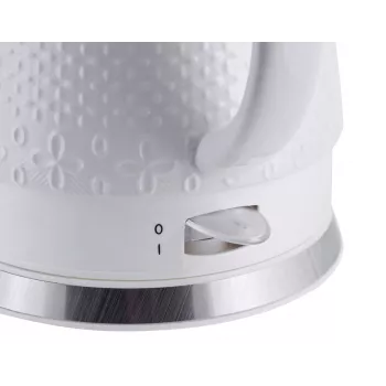 Chaleira elétrica de cerâmica MEO MR-073 MAESTRO 1,5 l 1500 W branca