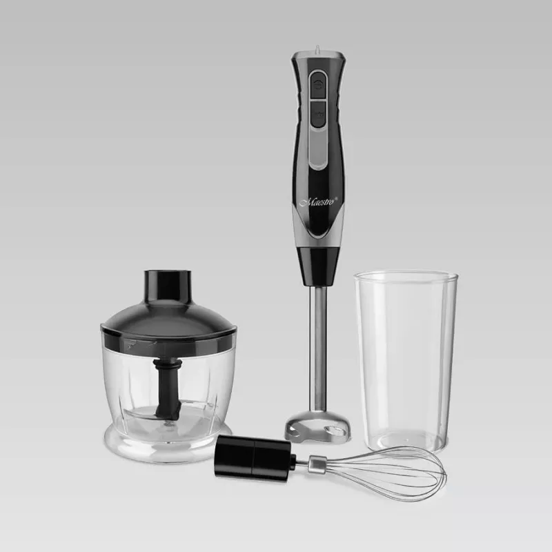 Conjunto de varinha mágica MEO MR-566 MAESTRO 500W com picadora, batedor e copo medidor