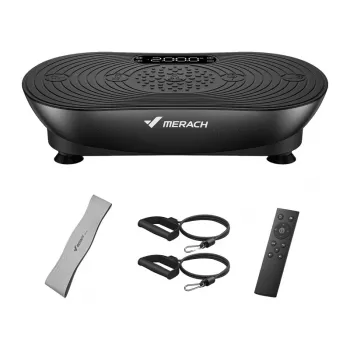 MERACH MR-2533B1-EU Plataforma vibratória (preto)