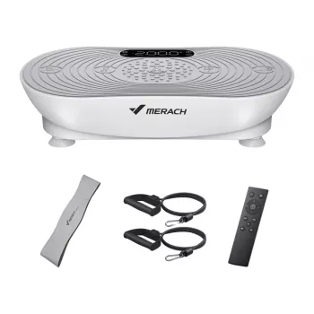 MERACH MR-2533W1-EU Plataforma vibratória (branco)