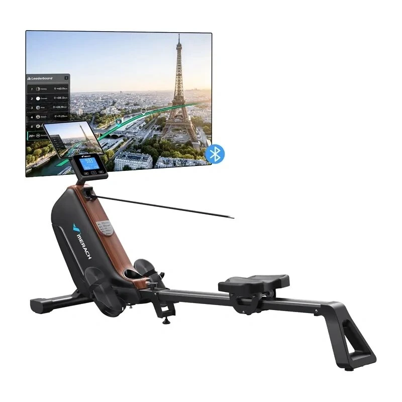Máquina de remo magnética MERACH MR-R15B3-EU - dobrável, Bluetooth, 16 níveis de resistência, peso máximo do utilizador 150 kg