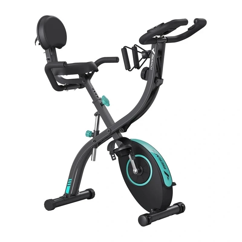 MERACH MR-S15B2 X-BIKE Bicicleta Estática Magnética com Bluetooth, 8 Níveis de Resistência, Dobrável