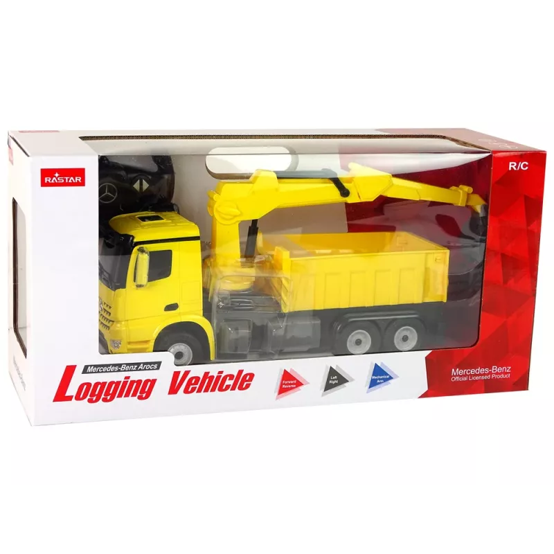 Mercedes Rastar Camião de reboque amarelo
