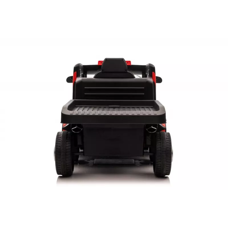 Mercedes Truck + Trailer XMX622B brinquedo a pilhas com luzes LED e LCD vermelho