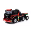 Mercedes Truck + Trailer XMX622B brinquedo a pilhas com luzes LED e LCD vermelho