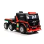 Mercedes Truck + Trailer XMX622B brinquedo a pilhas com luzes LED e LCD vermelho