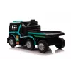 Camião elétrico infantil Mercedes XMX622B com reboque, LCD, azul
