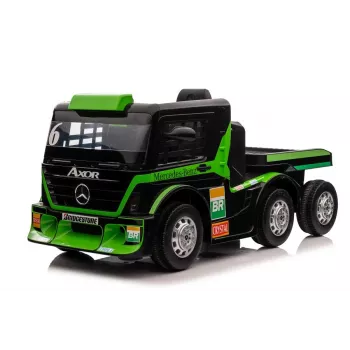 Mercedes Truck + Trailer XMX622B brinquedo a pilhas com LCD verde