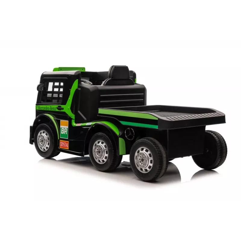 Mercedes Truck + Trailer XMX622B brinquedo a pilhas com LCD verde